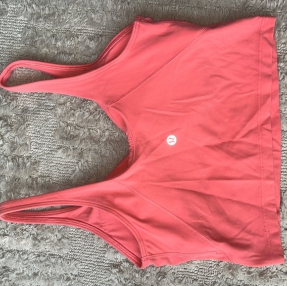 Lulu Align Tank- Raspberry Cream - Picture 4 of 5